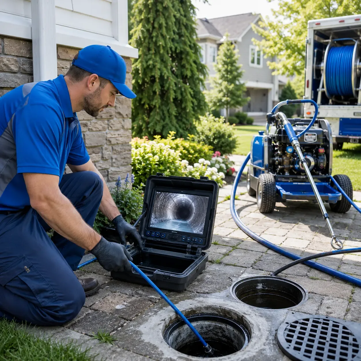 Outdoor drain cleaning professionals serving Great Mills, MD
