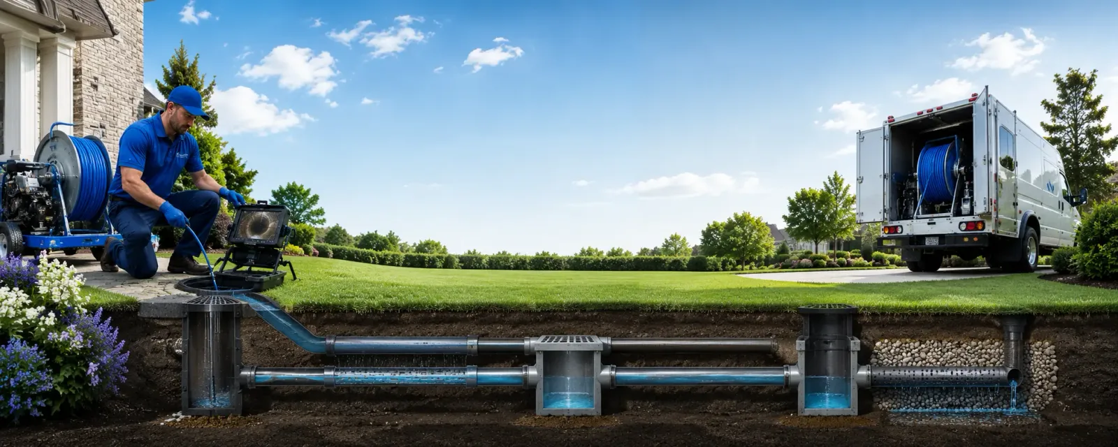 Outdoor drain cleaning information for Great Mills, MD
